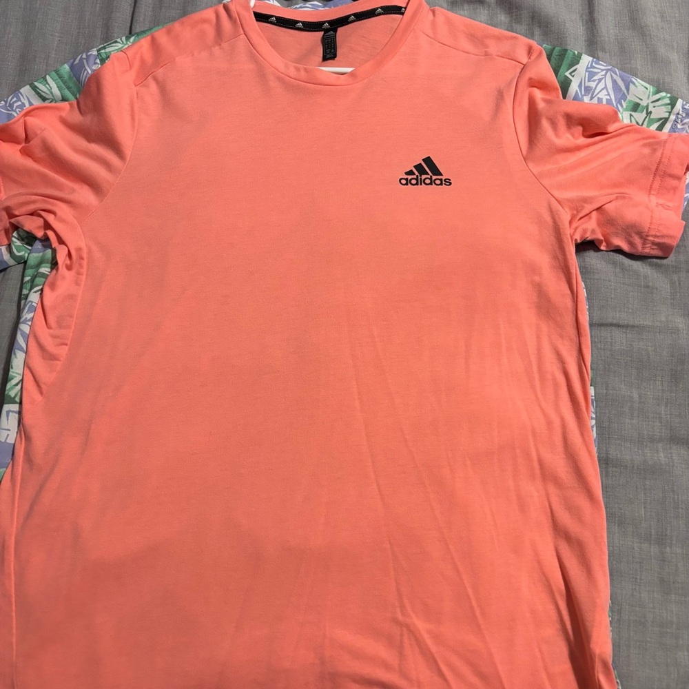 Adidas Men's Vibrant Coral Tee